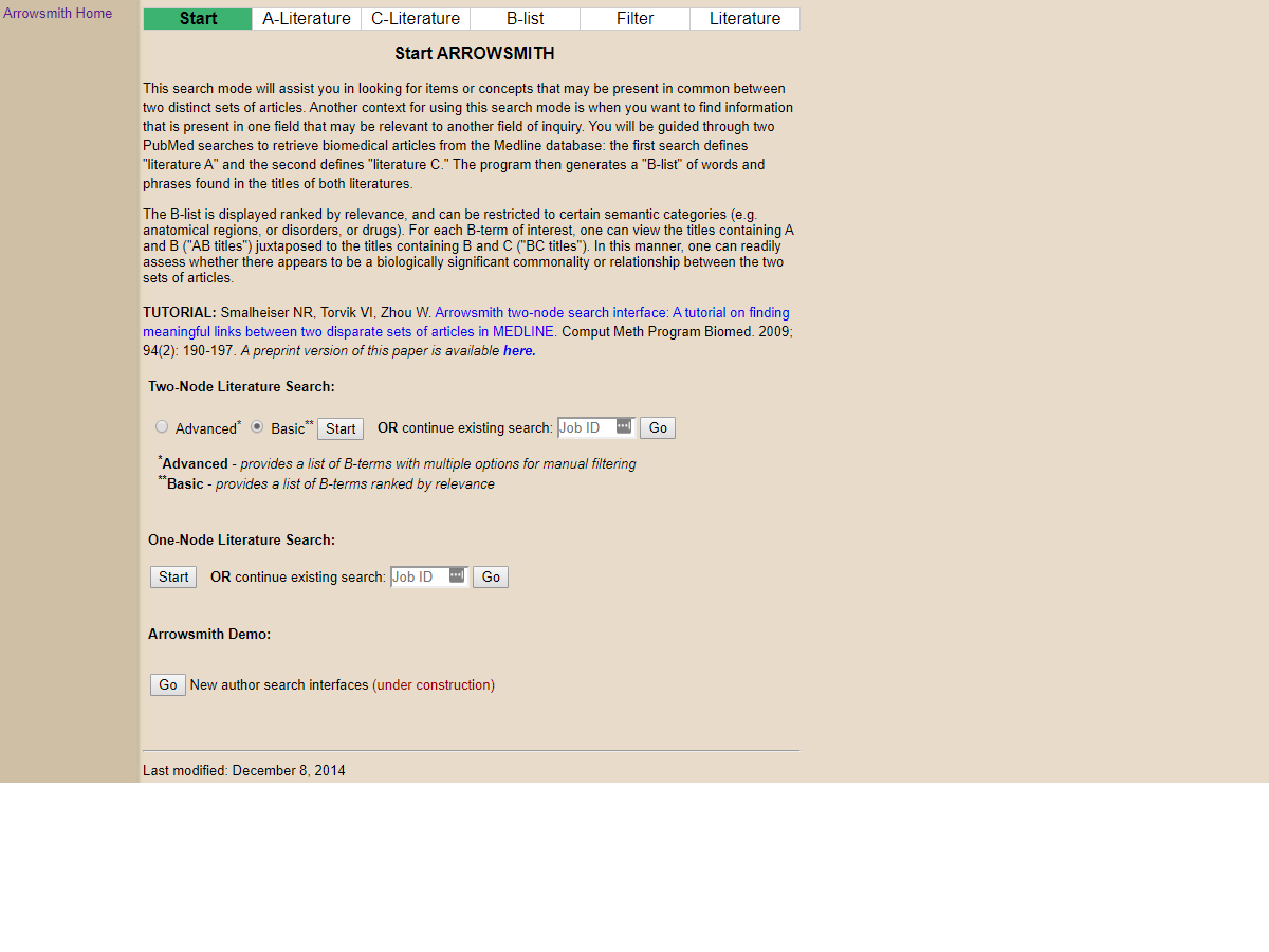 Arrowsmith screenshot