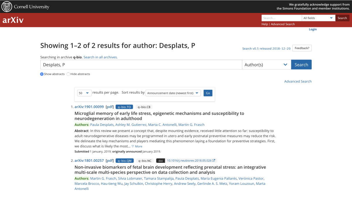 arXiv screenshot