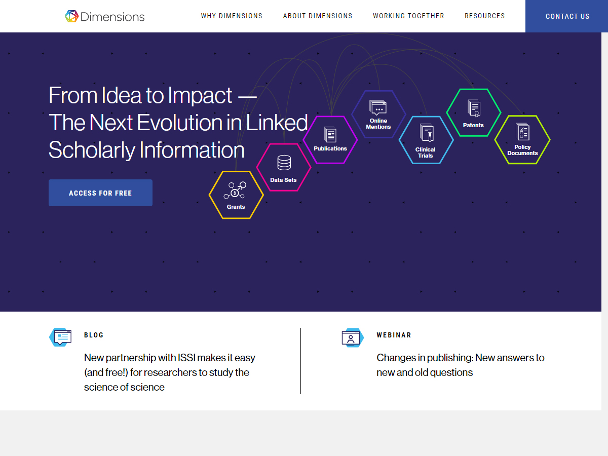 Dimensions screenshot