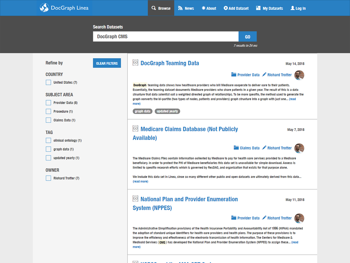 DocGraph - Linea screenshot