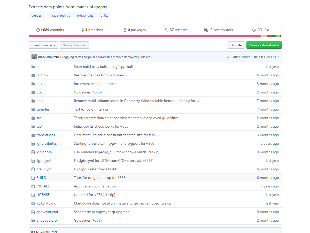 Engauge Digitizer screenshot