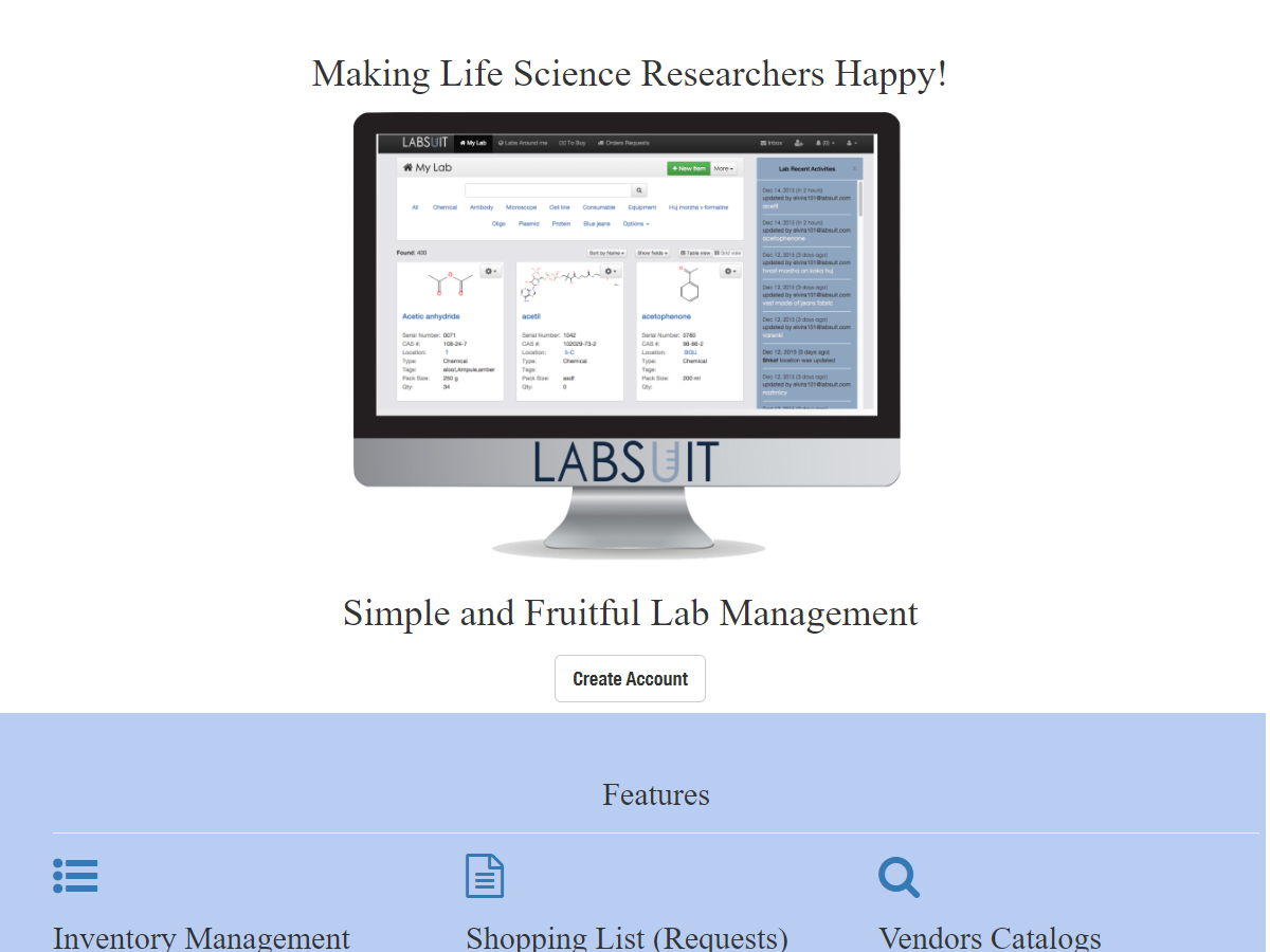 LabSuit screenshot