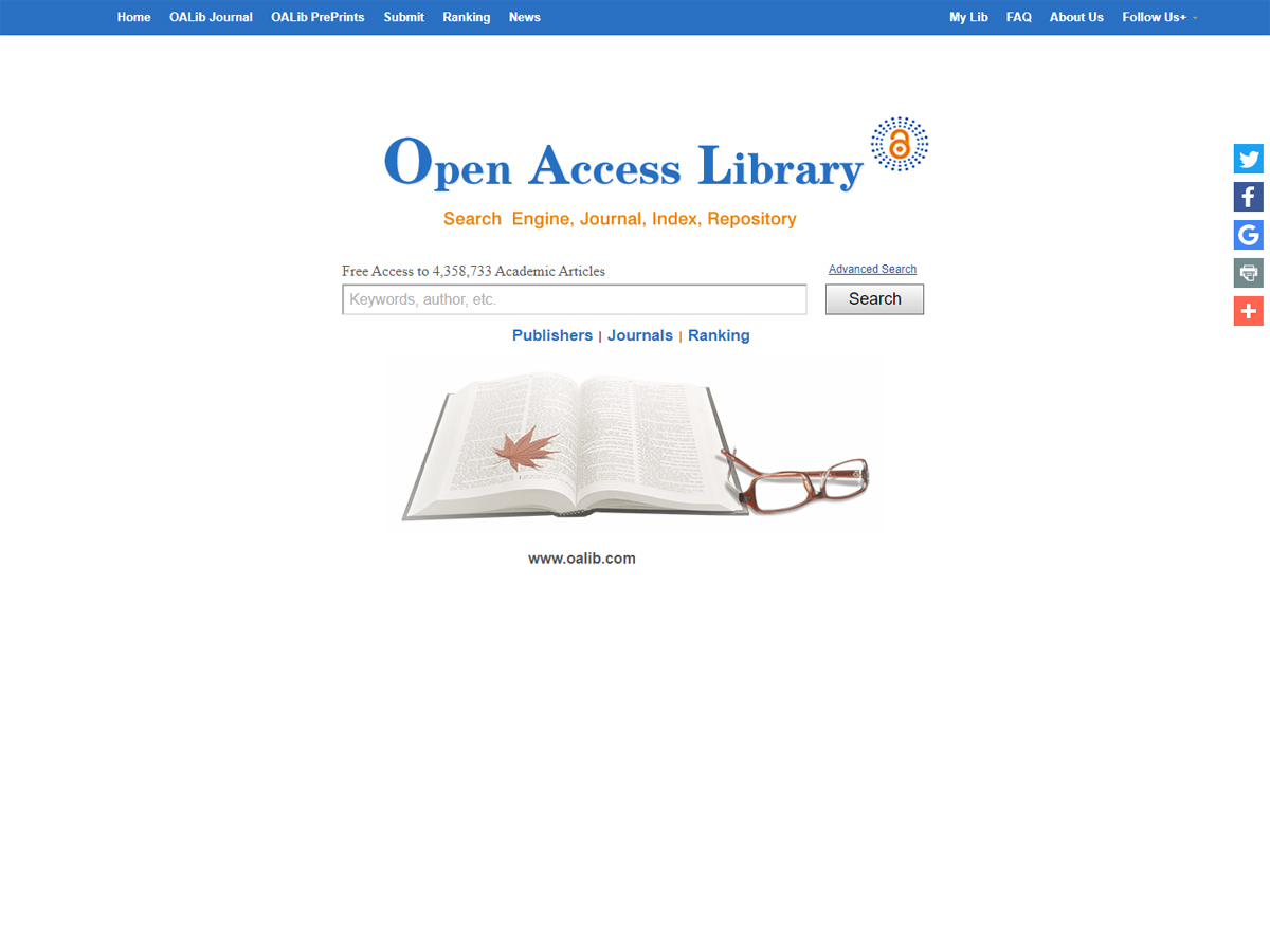 Open Access Library screenshot